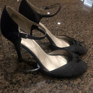 Black peep toe